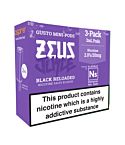 Black Reloaded Zues Juice NS10/NS20 Element Gusto Pods