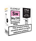 Element Strawberry Whip NS20 E-Liquid Pods