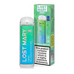 Blueberry Peach Ice  Lost Mary QM600 Disposable Vape