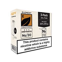 Element Honey Roasted Tobacco NS20 E-Liquid Pods