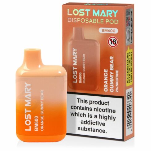Orange Gummy Bear Lost Mary BM600
