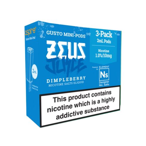 Dimpleberry 3 pack Element Gusto NS10 and NS20 Pods