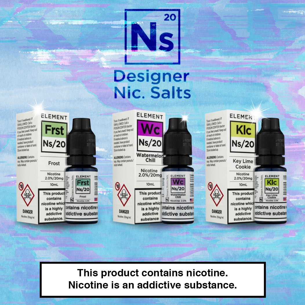 The 5 Best Element E-Liquid NS Flavours - Nicotine Salts Review