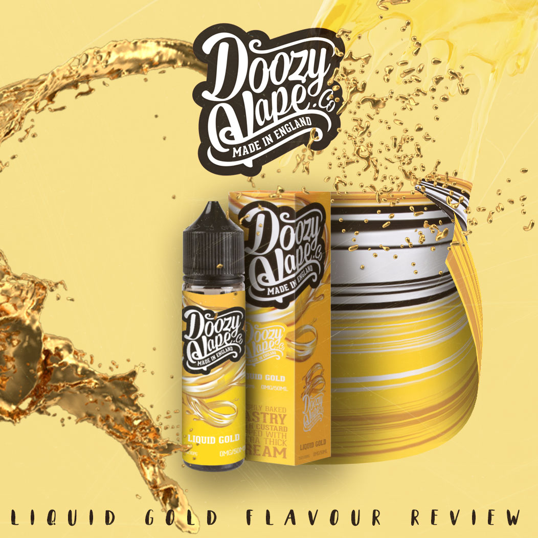  Liquid Gold - Doozy Vape Co Review - The Best Dessert Flavoured Vape?