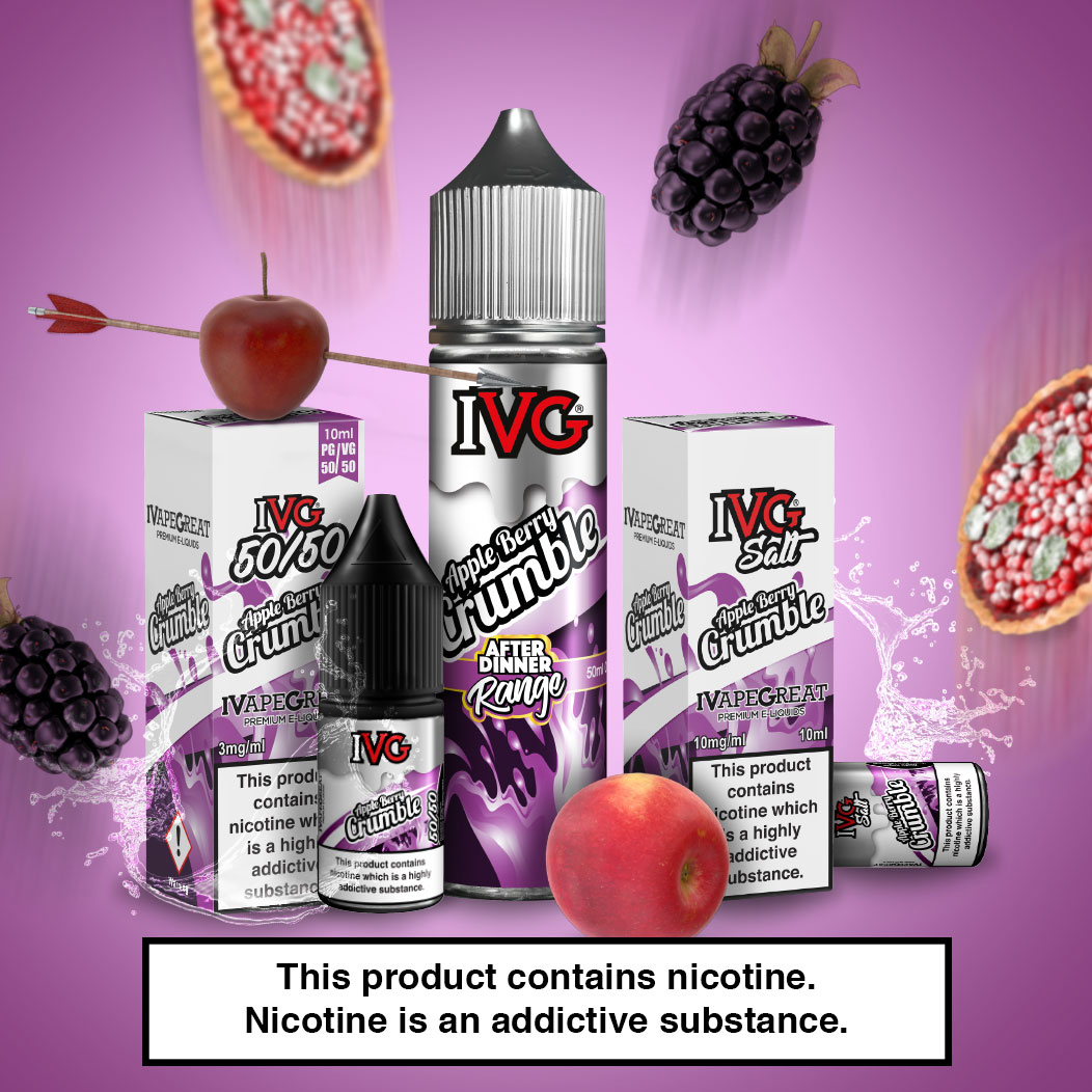 E-Liquid Review - Apple Berry Crumble by IVG