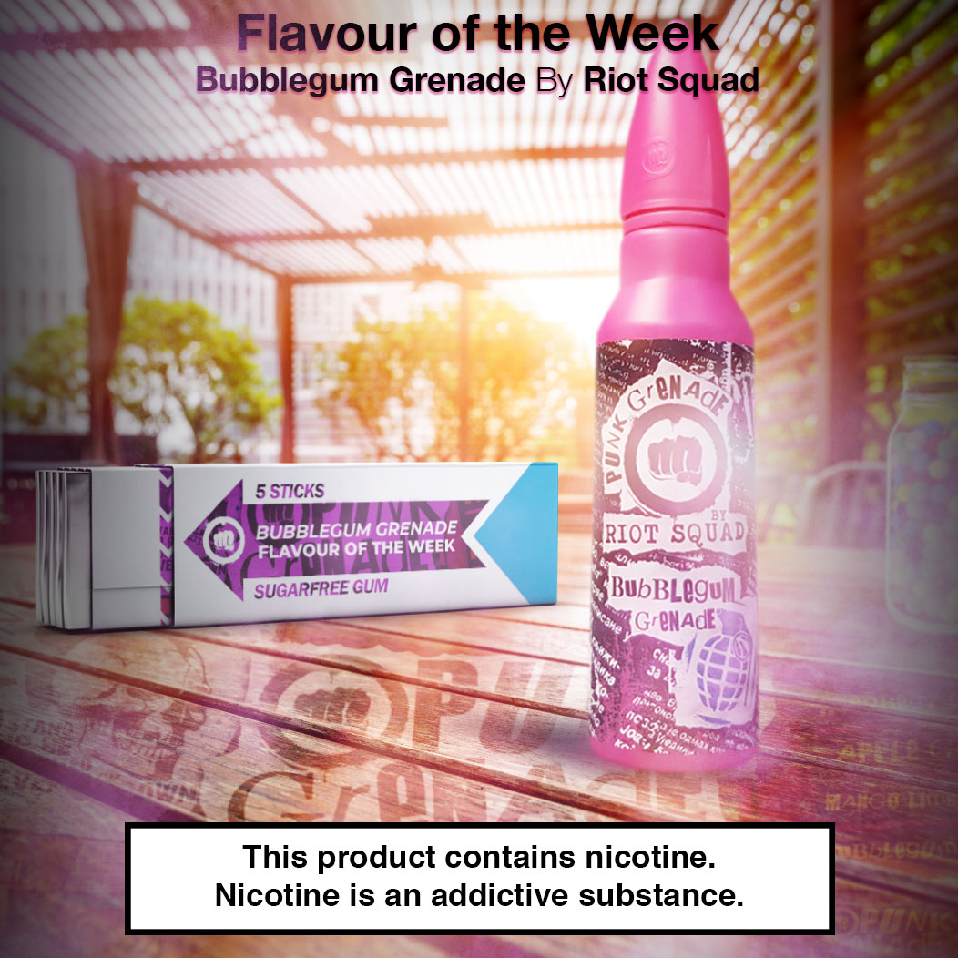 Flavour of the Week - Bubblegum Grenade by Riot Squad - Punk Grenade