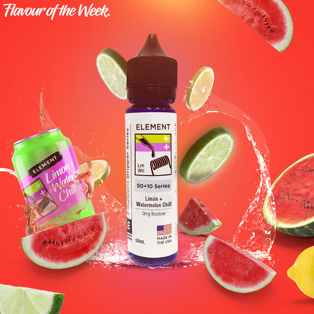 Flavour of the Week - Limon Watermelon Chill by Element E-Liquid