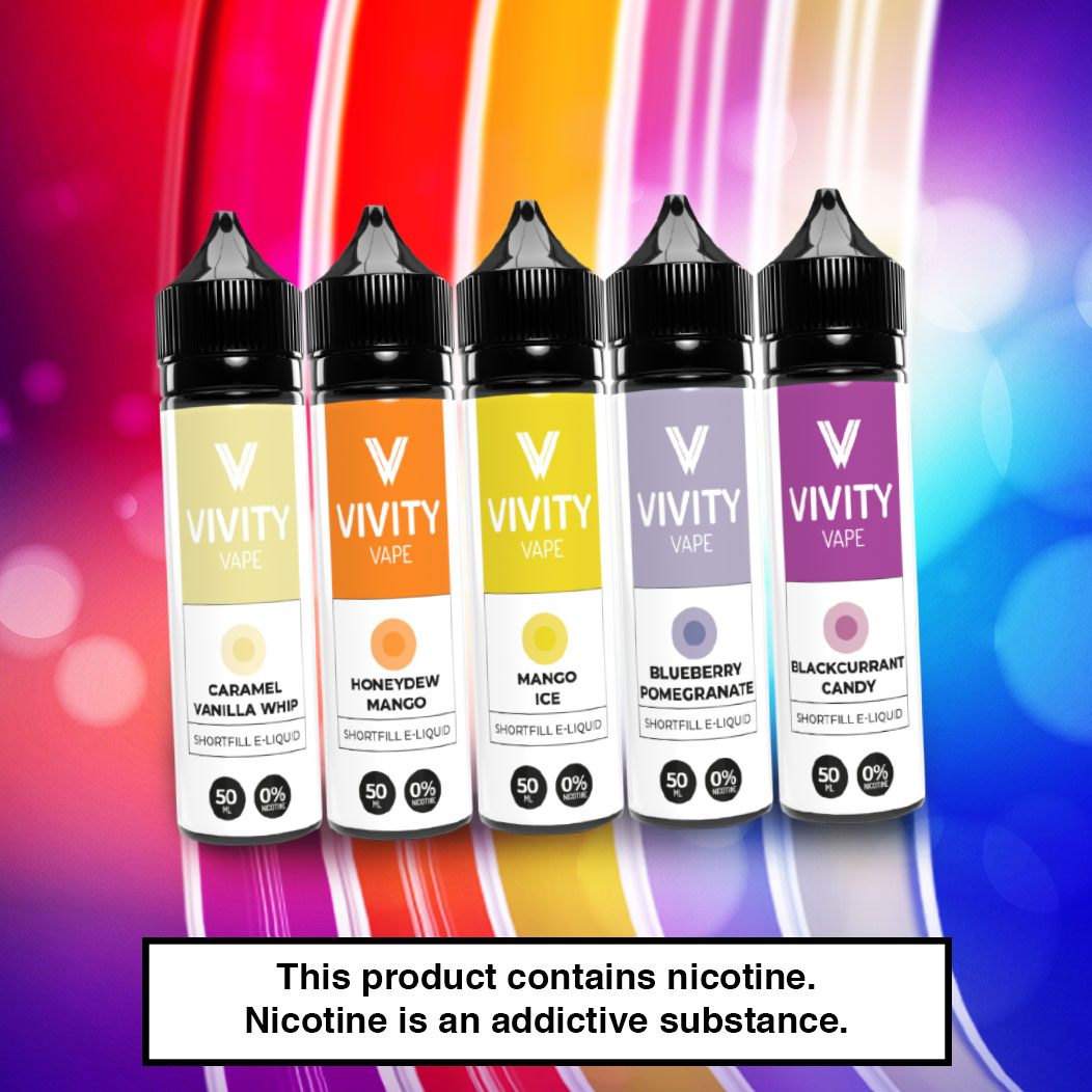 5 New Delicious Shortfill Flavours - The Vivity Range