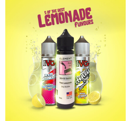 5 Luscious Lemonade Shortfill Flavours