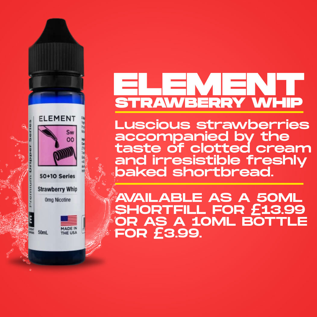 Element Strawberry Whip - E-Liquid Review